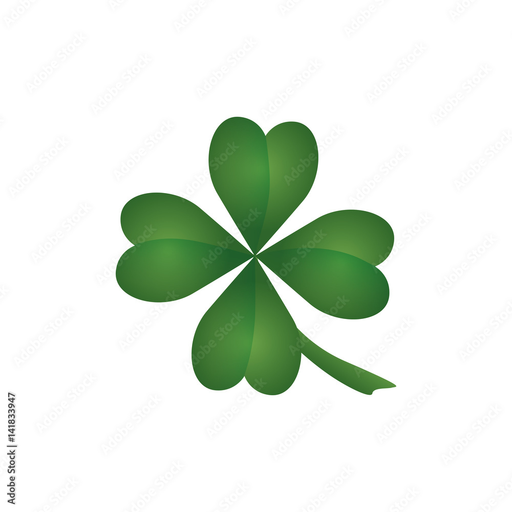 Clover green leaf icon vector illustration graphic design Clover green leaf icon vector illustration graphic design
