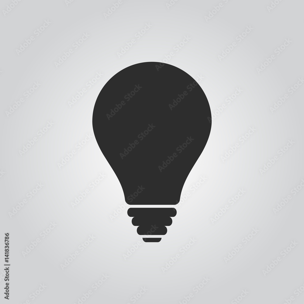 Lamp icon vector Lamp icon vector