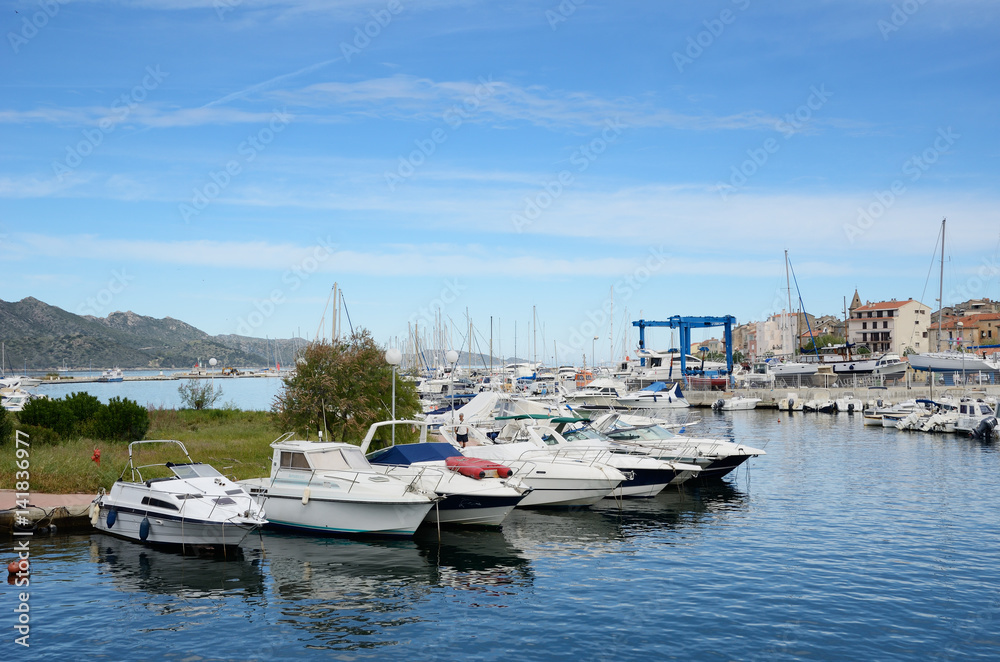 Corsican port Saint-Florent