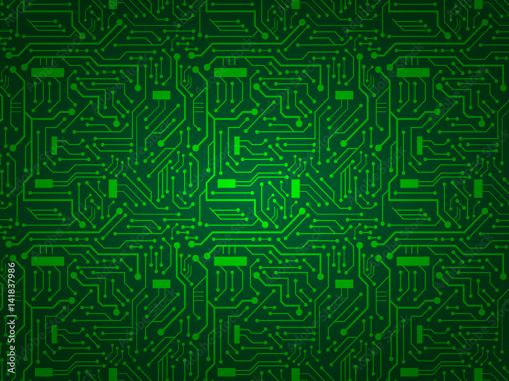 Circuit Board Background (green)