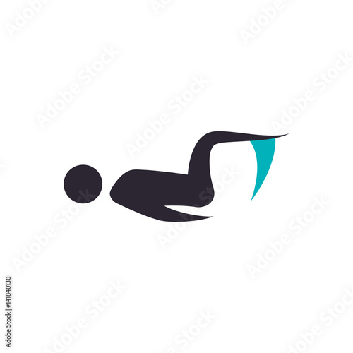 Gym and fitness lifestyle icon vector illustration graphic design