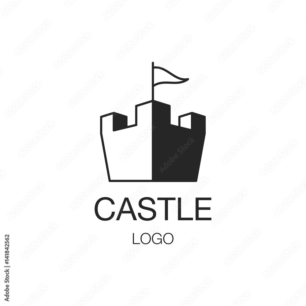Castle building sign Castle building sign