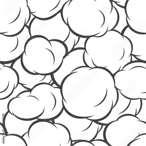 Bubbles seamless pattern