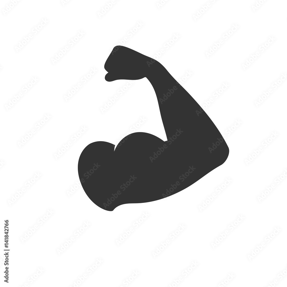 Muscular arm icon Muscular arm icon