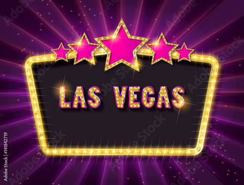 Retro frame with five stars