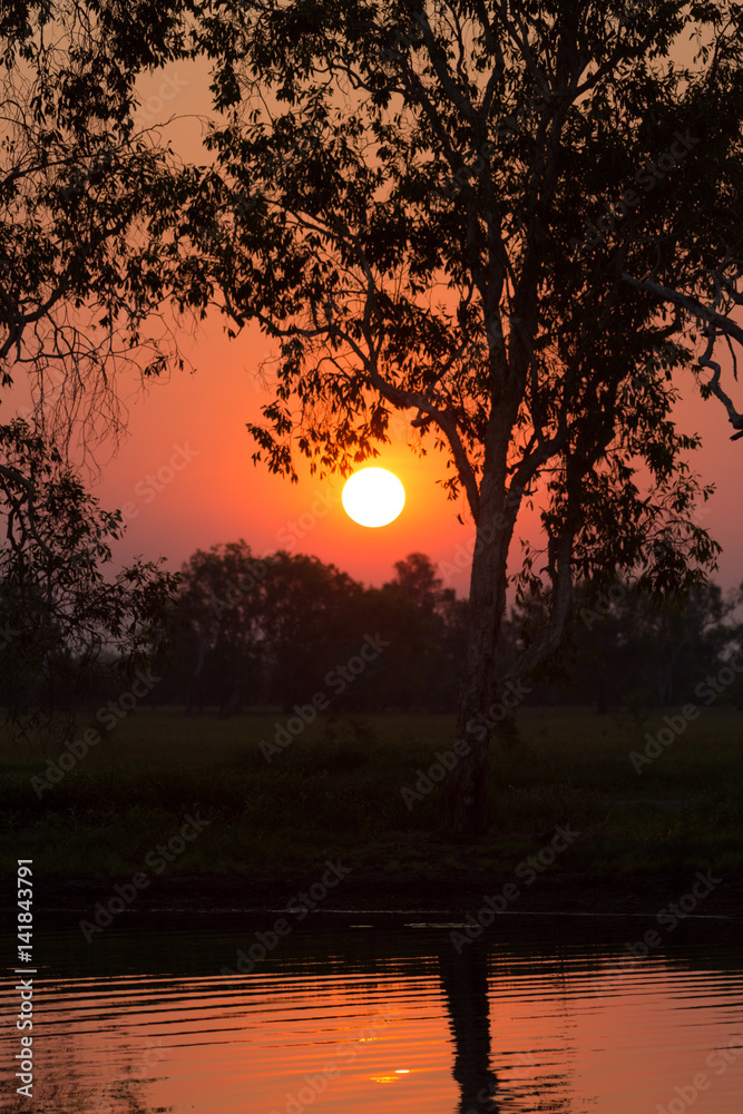 Naklejka premium Sunset in Australia