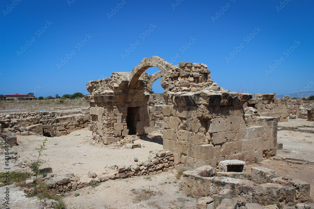 Archaelogical site in Paphos, Cyprus