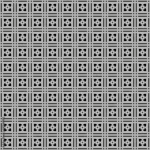 Gray background with figures