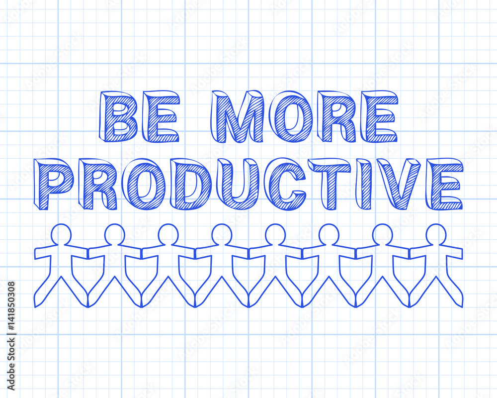 Be More Productive People Graph Paper