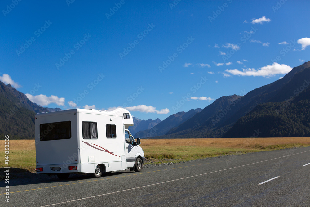 Traveling by motorhome, New Zealand
Traveling by motorhome, New Zealand