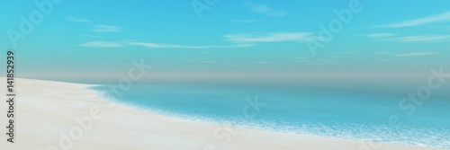 beautiful sandy beach 
