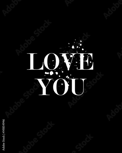 love you - love poster