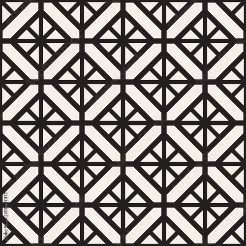 Seamless Pattern With Squares. Vector Stylish Geometric Linear Structure