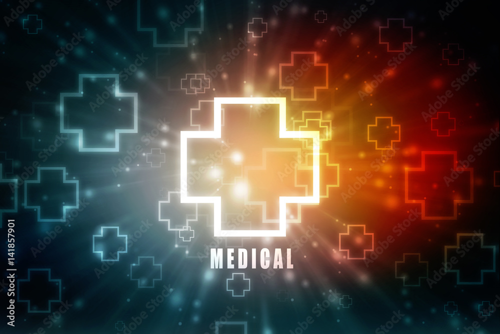 2D medical structure background