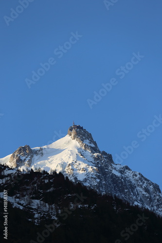 view of an alpine mountain landscape near Mont Blanc, Chamonix, Switzerland © Björn