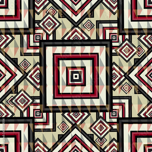 gentle geometric abstract color pattern