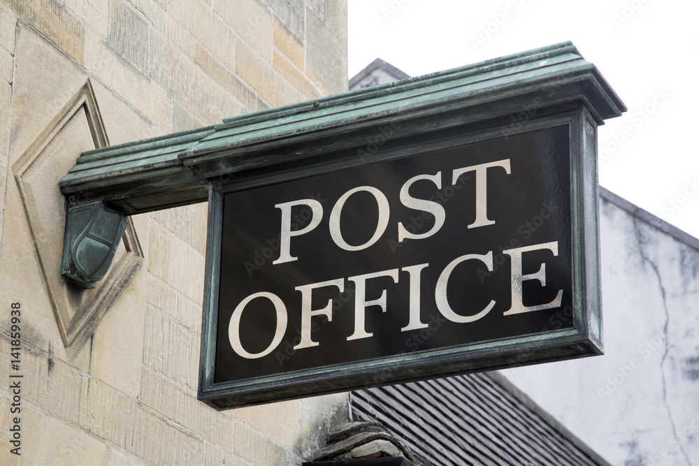 Obraz premium Post Office Sign