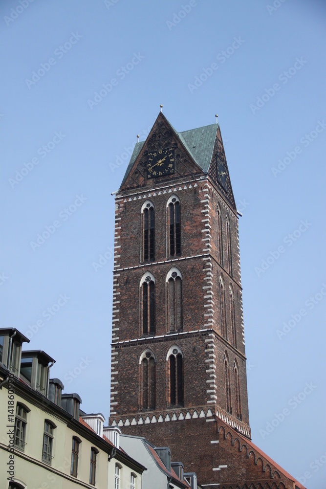 Old Church in the Hanseatic city of Wismar