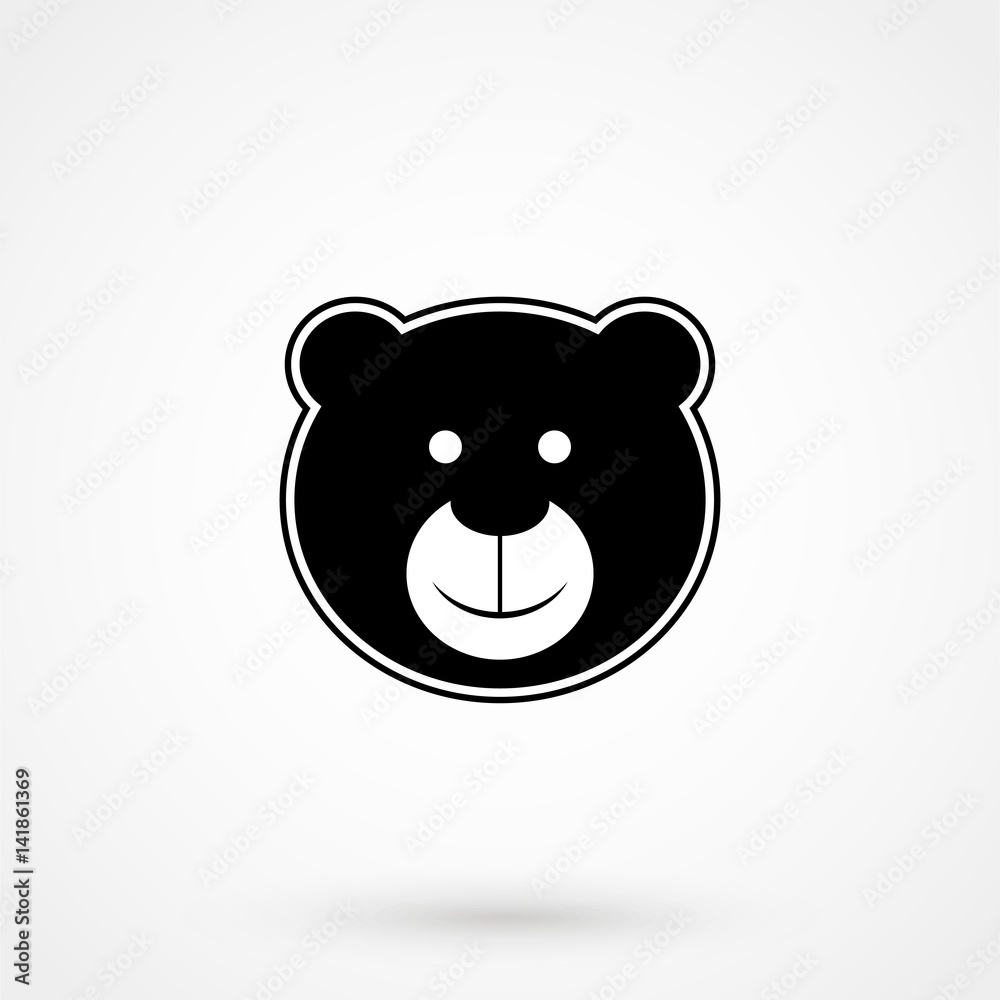 Obraz premium bear icon