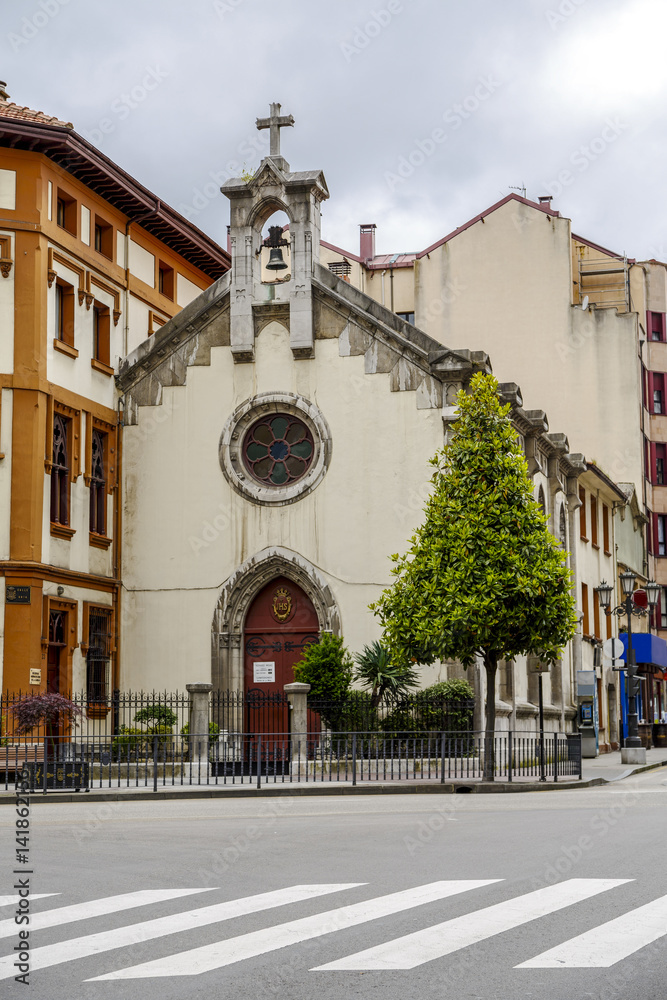Church O Capilla, in street Uria, Oviedo  Spain