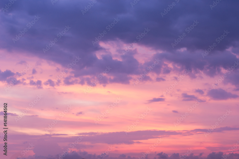 Background Of Stratocumolus Clouds Twilight Time