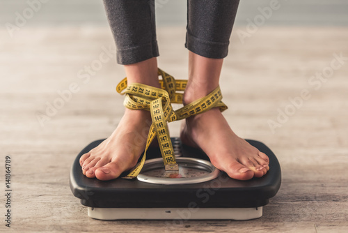 Foto Girl and weight loss