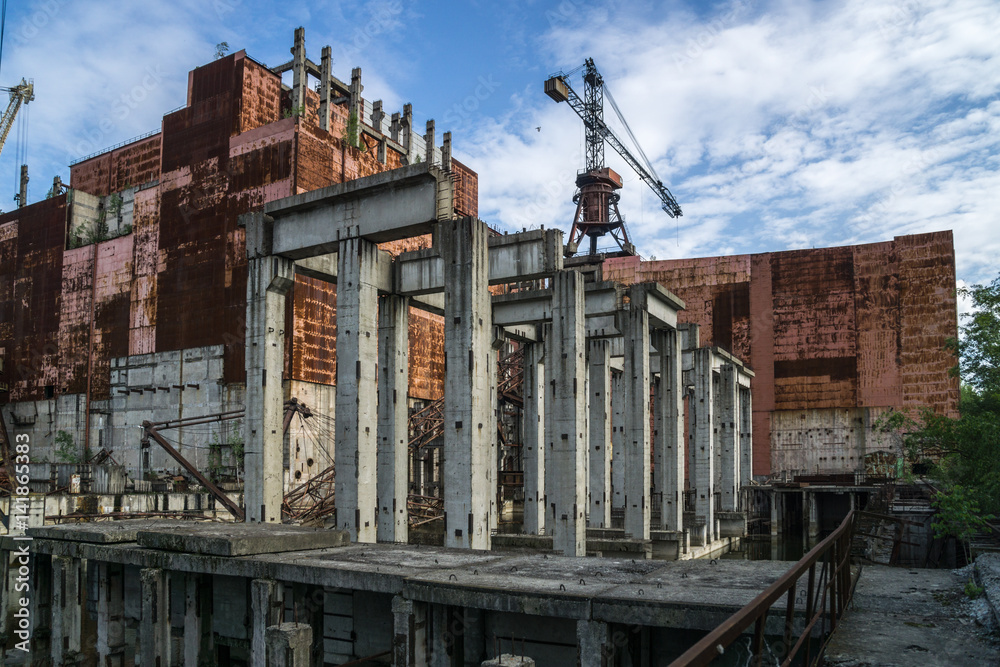 Unfinished reactor number five in Chernoby