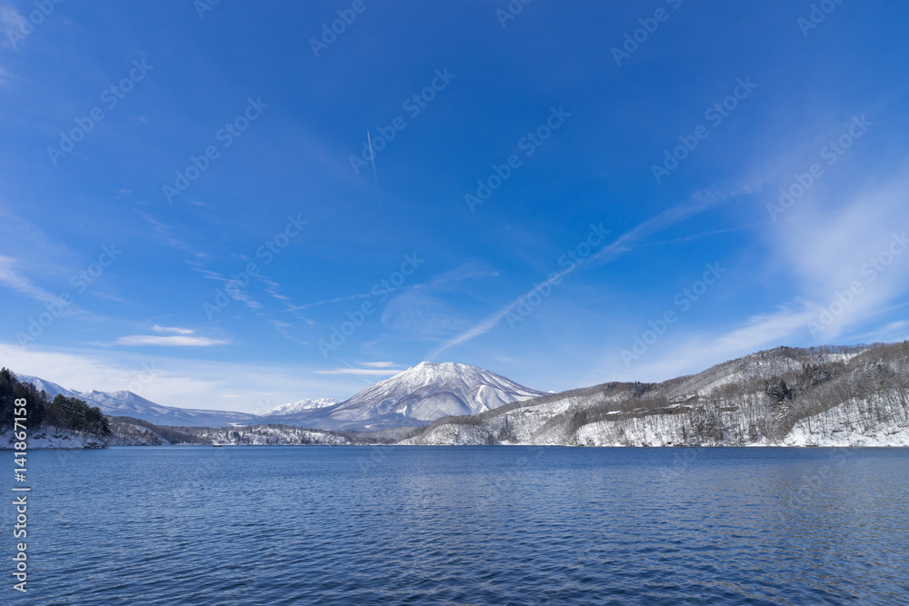 冬の野尻湖