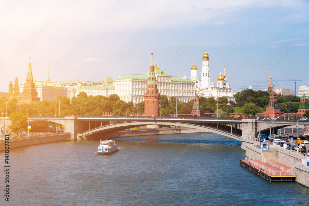 Obraz premium Moscow river