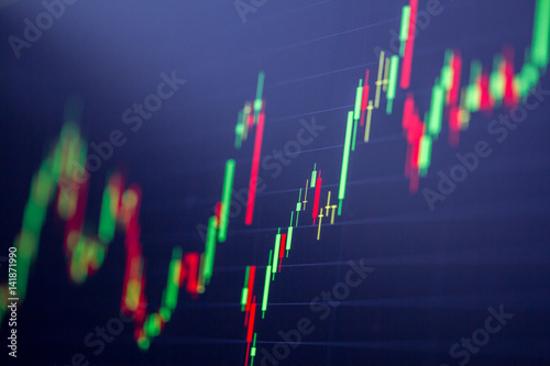 Photography Stock Exchange Board Background