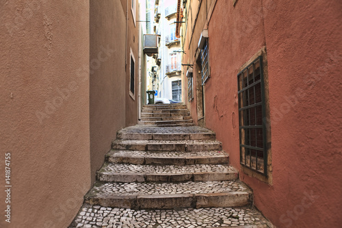 Old stairs in Lisbon © Kalnenko