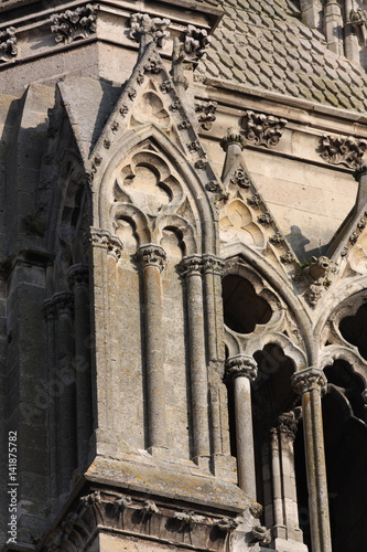 Cathédrale de Soissons dans l'aisne, Picardie, France  photo