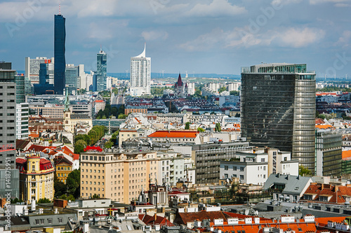 Arial panoramas of Vienna