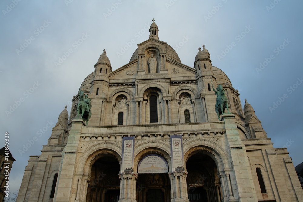 Basilique du Sacré Coeur à Montmartre, Paris en france