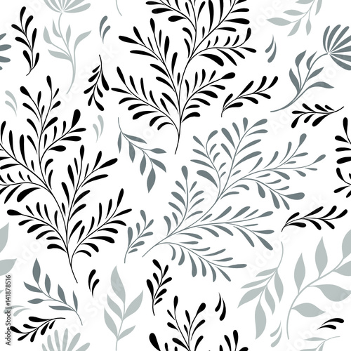 seamless vector floral pattern