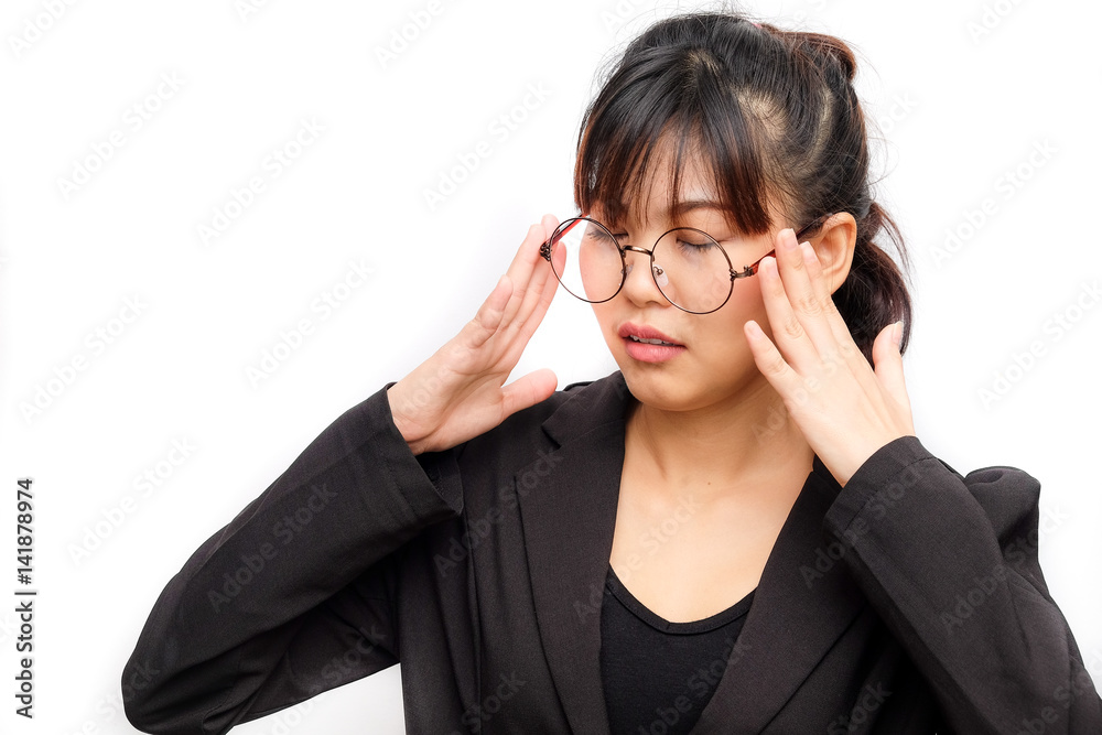Business women thinking for idea Business women thinking for idea