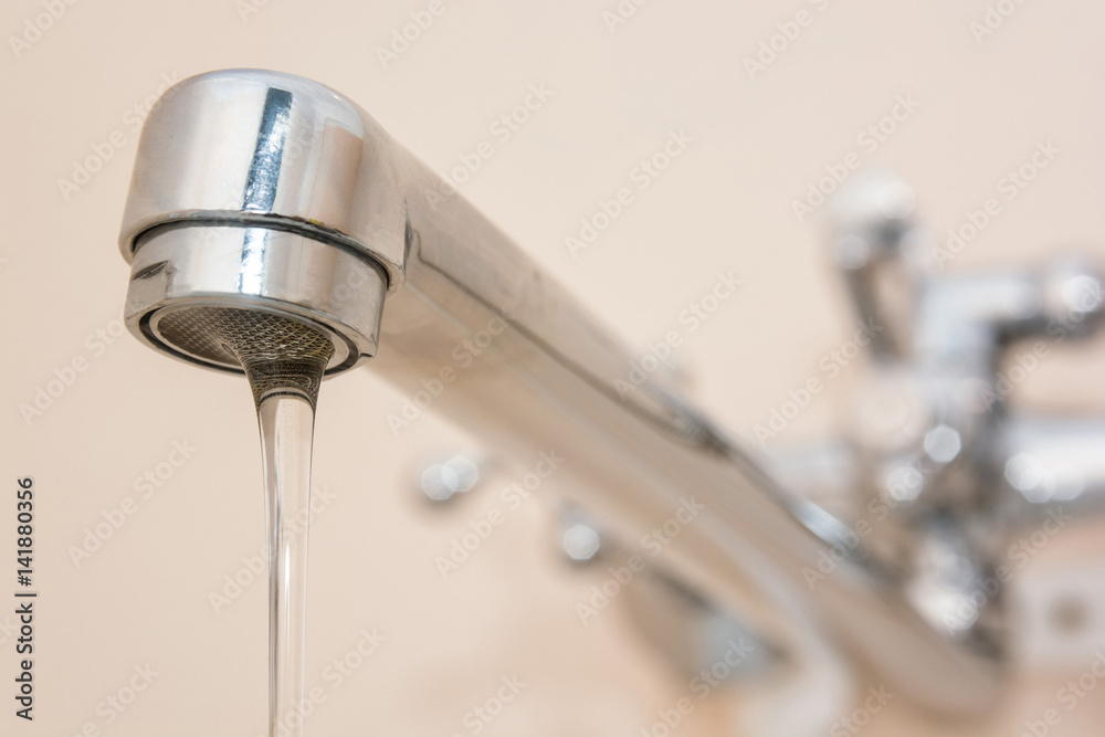 Water leaking from tap Water leaking from tap