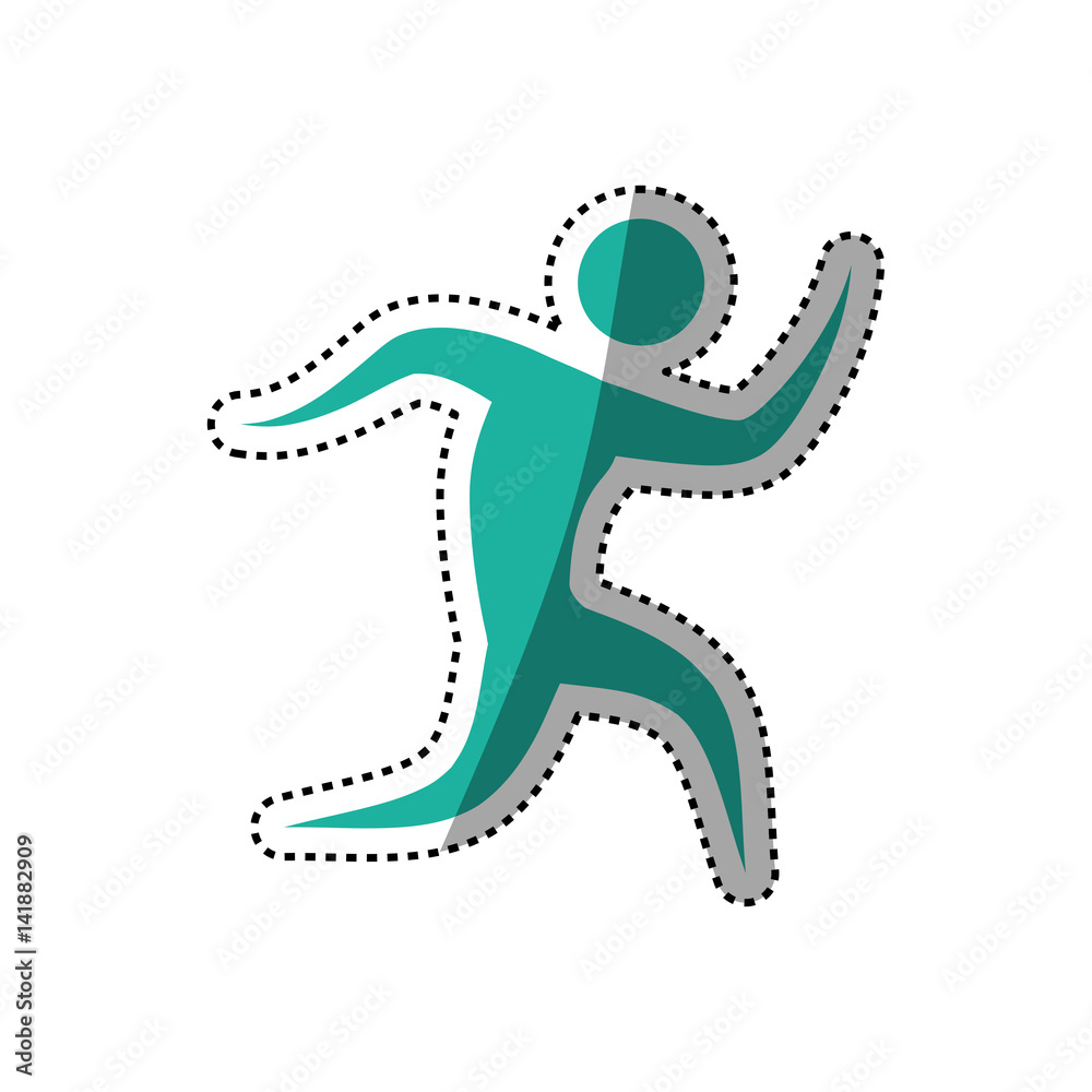 Fototapeta premium Gym and fitness lifestyle icon vector illustration graphic design