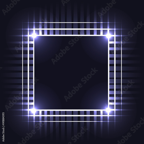 CPU. Printed circuit board. Motherboard. Chip. Computer. Abstract background. Vector Image.