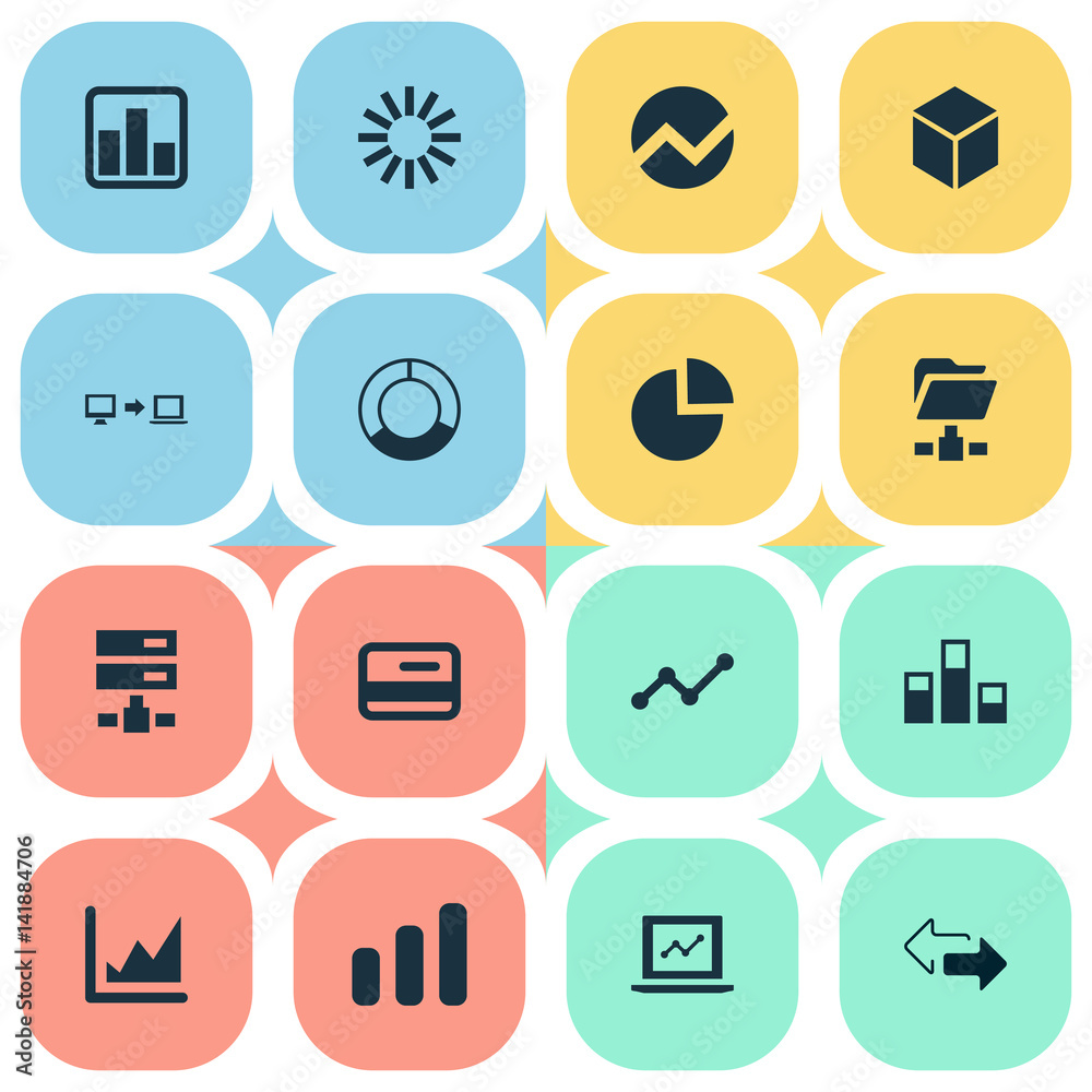 Vector Illustration Set Of Simple Information Icons. Elements