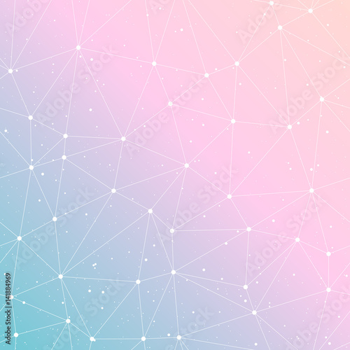 Gradient polygonal backgrounds vector