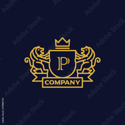 Coat of Arms Letter 'P' Company