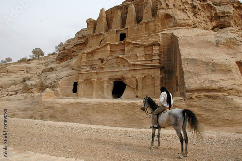 Obraz na płótnie Petra, Jordanie, 2008