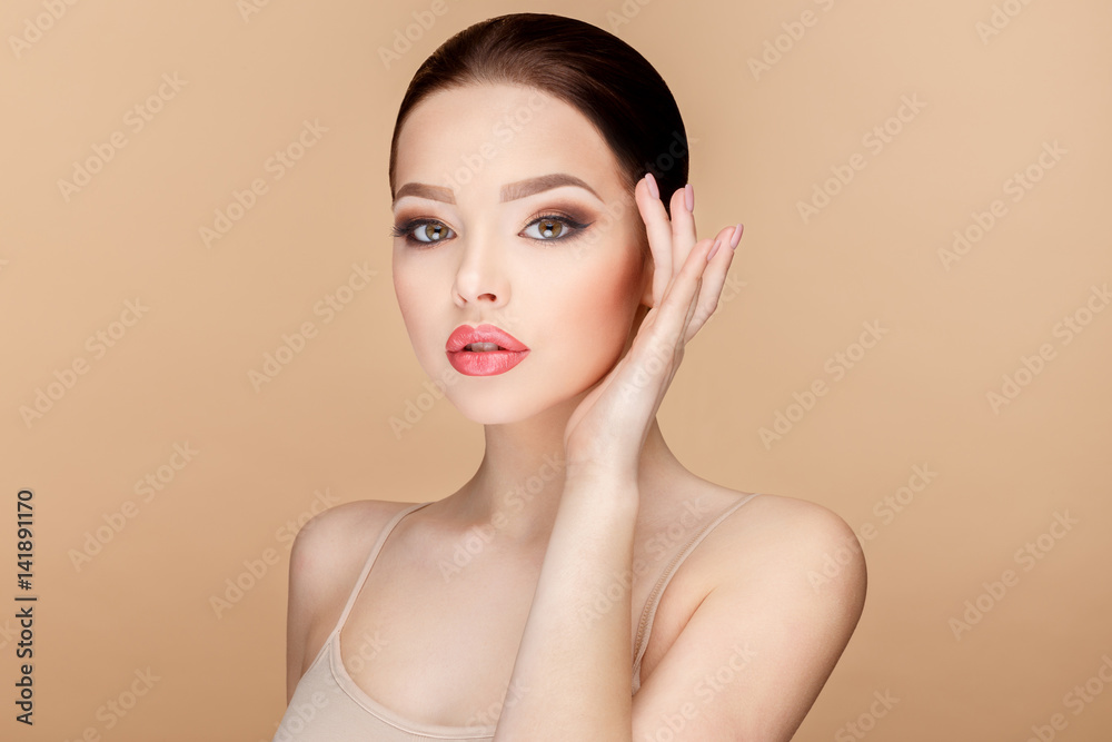 Beautiful Woman with Clean Fresh Skin Beautiful Woman with Clean Fresh Skin