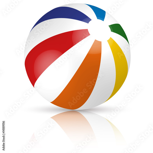 colored beach ball