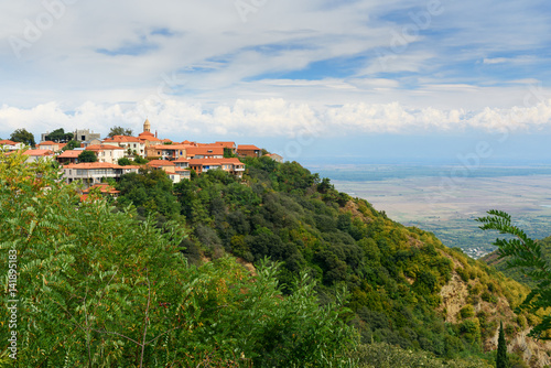 View of Signagi or Sighnaghi city. Georgia