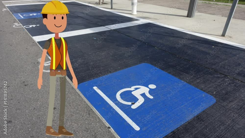 ouvrier place handicapé