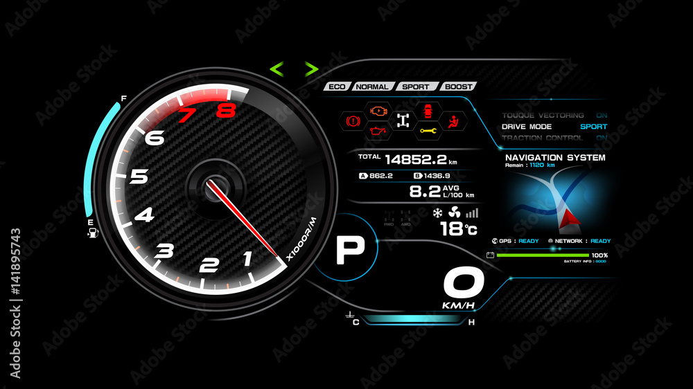 Car dash board vector illustration eps 10 003 Car dash board vector illustration eps 10 003