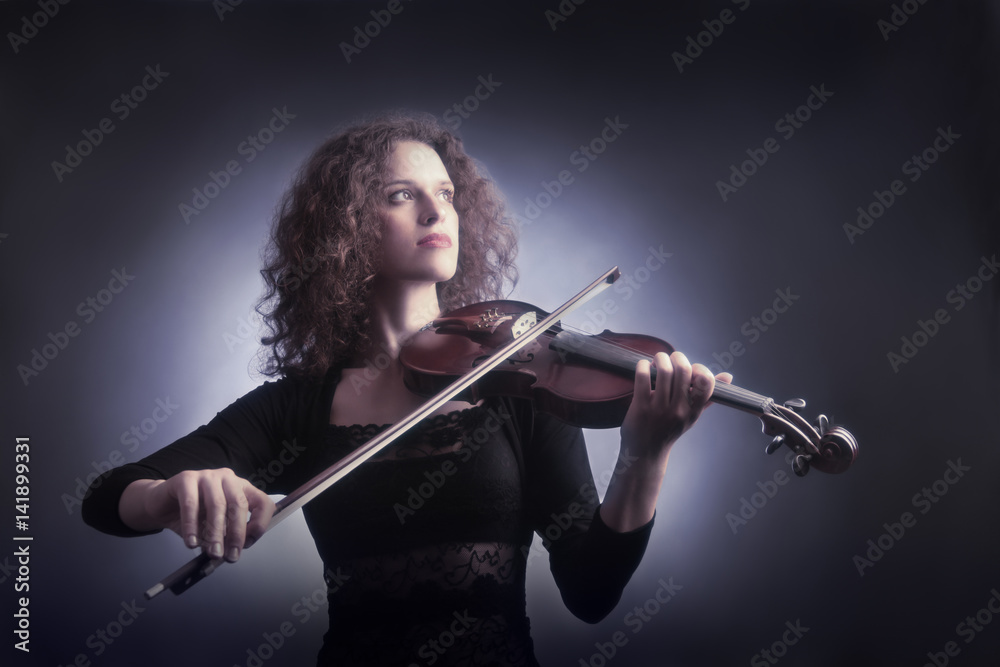 Fototapeta premium Violin player violinist classical musician
