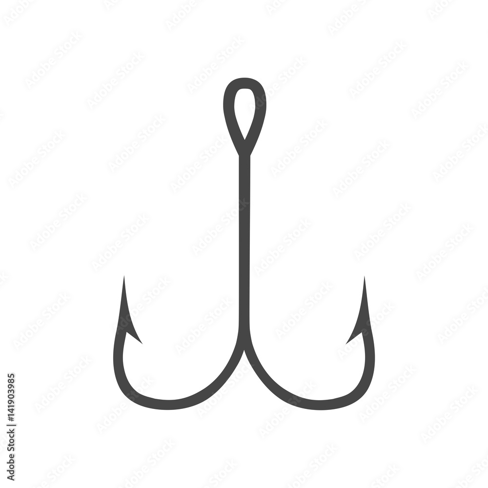 Vector icons fishhook - Illustration Vector icons fishhook - Illustration
